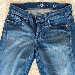 7 For All Mankind Dojo Cut Jeans Size 26 Fate